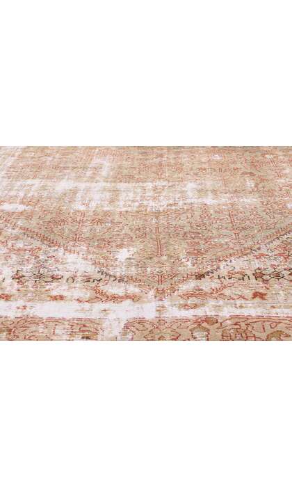 7 x 16 Distressed Antique Persian Malayer Rug 61030