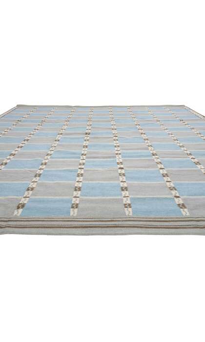 12 x 15 Scandinavian Modern Swedish Inspired Kilim Rug 30938