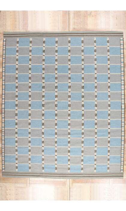 12 x 15 Scandinavian Modern Swedish Inspired Kilim Rug 30938