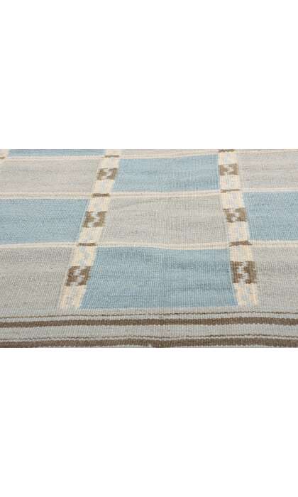 9 x 12 Scandinavian Modern Swedish Inspired Kilim Rug 30856