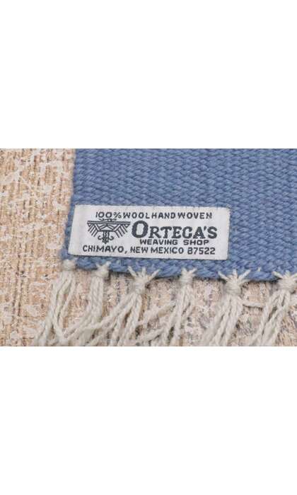 2 x 3 Vintage Blue New Mexico Chimayo Rug 78801