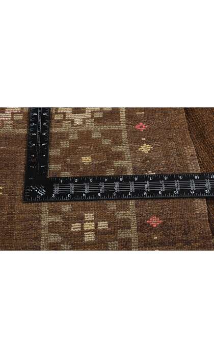 7 x 11 Vintage Earth-Tone Turkish Kars Rug 50748