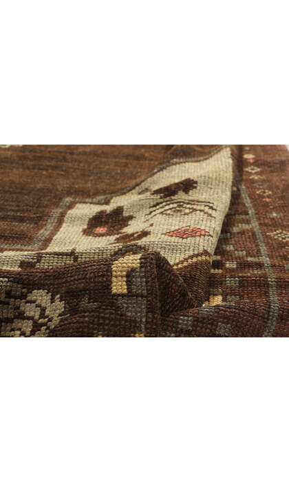 7 x 11 Vintage Earth-Tone Turkish Kars Rug 50748