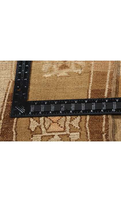 9 x 12 Vintage Earth-Tone Turkish Kars Rug 77709