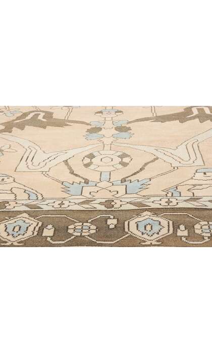 9 x 12 Vintage Turkish Oushak Rug 53485