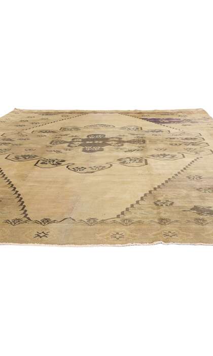 10 x 13 Vintage Turkish Oushak Rug 51372