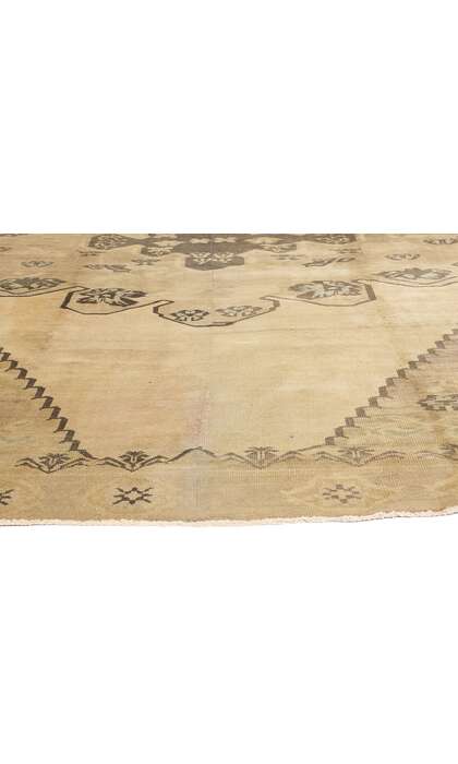 10 x 13 Vintage Turkish Oushak Rug 51372