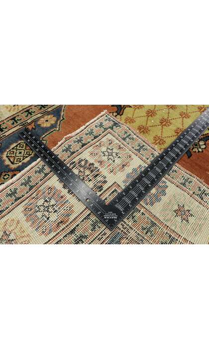 3 x 6 Distressed Vintage Turkish Oushak Rug 52767