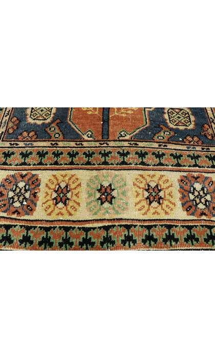 3 x 6 Distressed Vintage Turkish Oushak Rug 52767