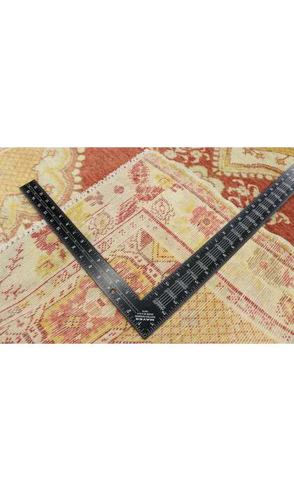 4 x 7 Vintage Turkish Oushak Rug 52702