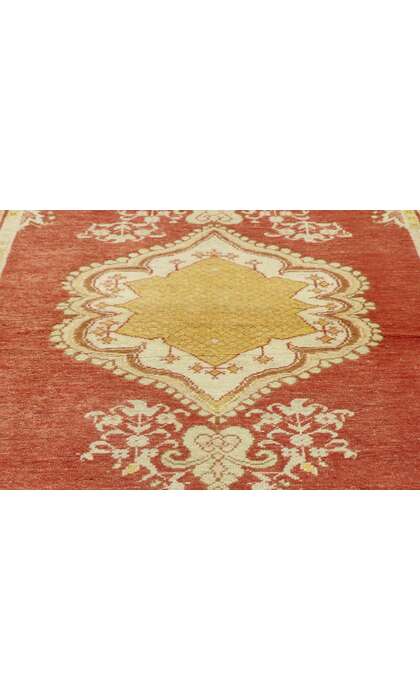 4 x 7 Vintage Turkish Oushak Rug 52702