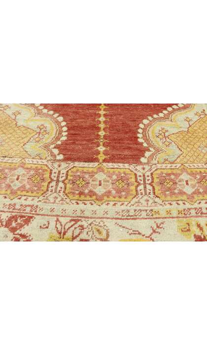 4 x 7 Vintage Turkish Oushak Rug 52702