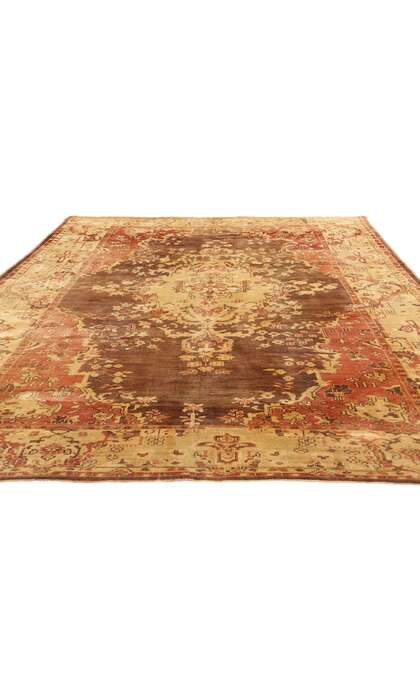 7 x 10 Vintage Turkish Oushak Rug 50561