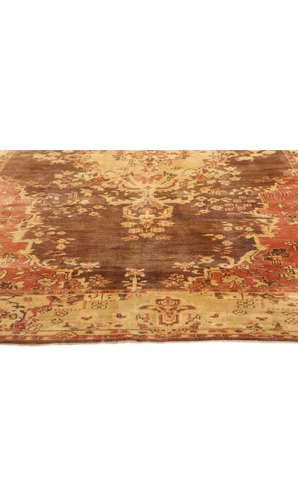 7 x 10 Vintage Turkish Oushak Rug 50561