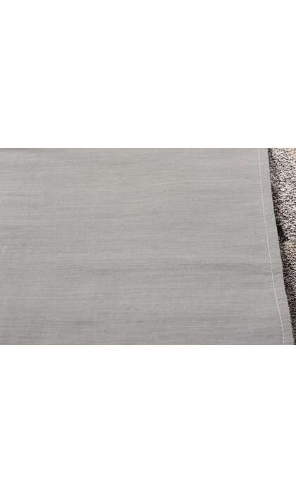 11 x 14 Vintage Gray Turkish Patchwork Kilim Rug 53167