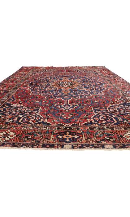 10 x 15 Vintage Persian Bakhtiari Rug 78093