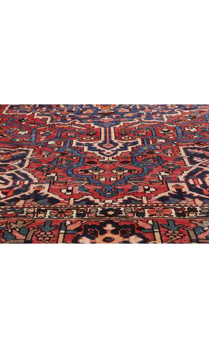 10 x 15 Vintage Persian Bakhtiari Rug 78093