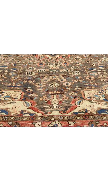 5 x 9 Vintage Persian Assadabad Hamadan Rug 61106