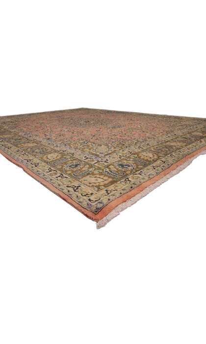 10 x 13 Vintage Persian Khorassan Rug 76451