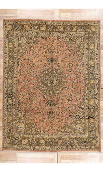 10 x 13 Vintage Persian Khorassan Rug 76451