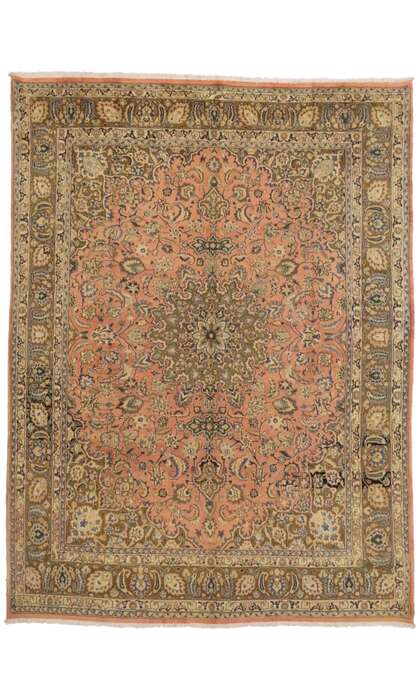 10 x 13 Vintage Persian Khorassan Rug 76451