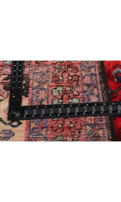 6 x 10 Vintage Red Persian Lilihan Rug 61176