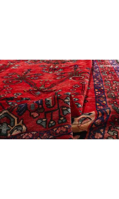 6 x 10 Vintage Red Persian Lilihan Rug 61176