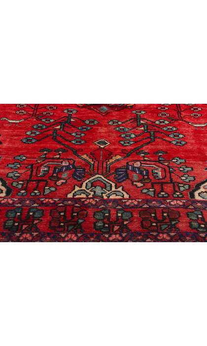 6 x 10 Vintage Red Persian Lilihan Rug 61176