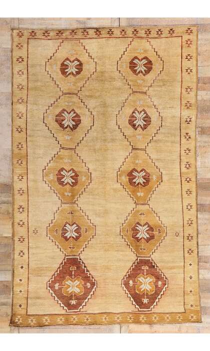 7 x 12 Vintage Turkish Kars Rug 50379
