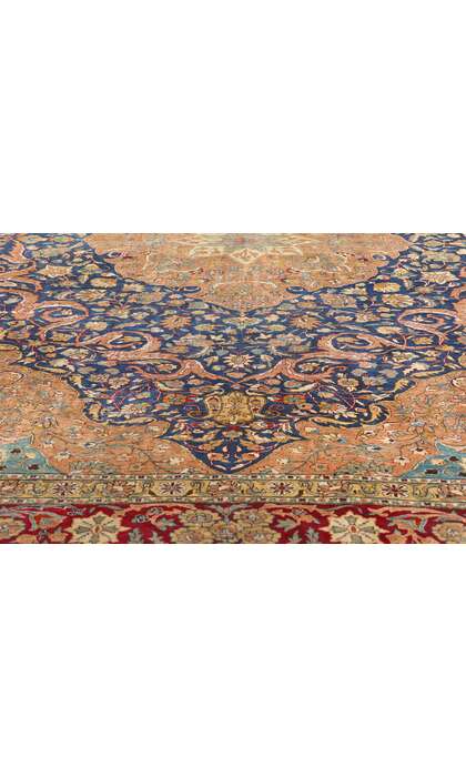 7 x 10 Vintage Turkish Silk Hereke Rug 79159