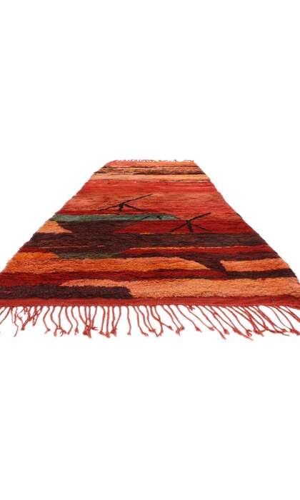 3 x 7 Vintage Beni MGuild Moroccan Rug 20431