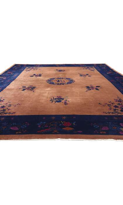 10 x 13 Antique Chinese Art Deco Rug 79192