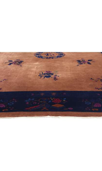 10 x 13 Antique Chinese Art Deco Rug 79192