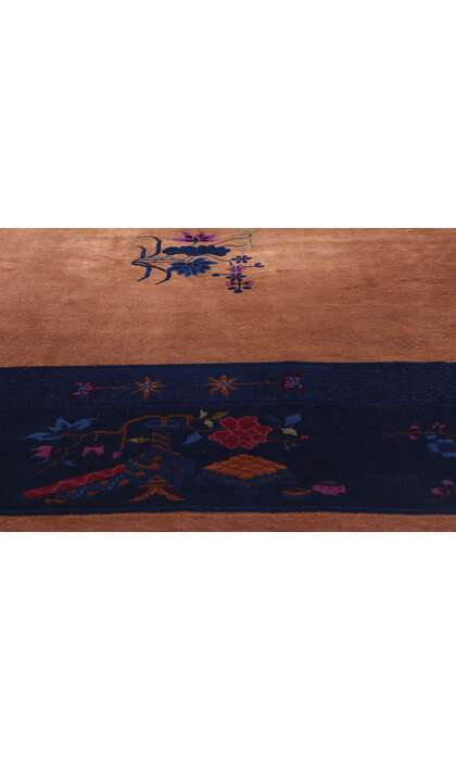10 x 13 Antique Chinese Art Deco Rug 79192