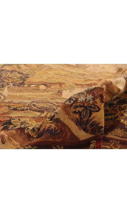 6 x 9 Late 19th Century Antique French Aubusson Tapestry 79208