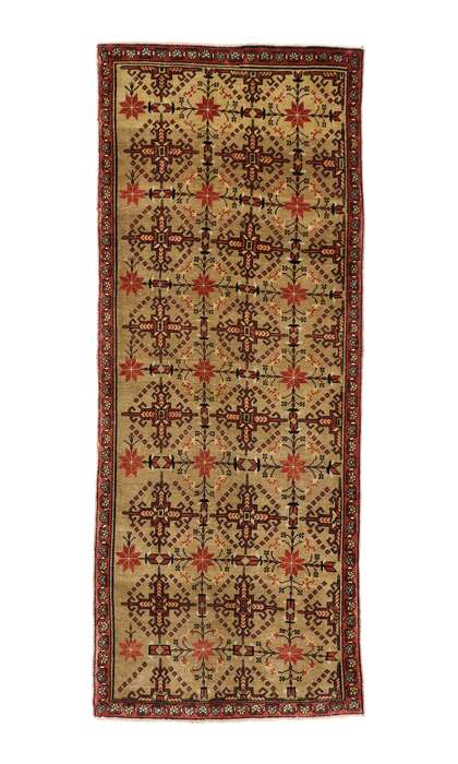 4 x 8 Antique Turkish Oushak Rug 50458