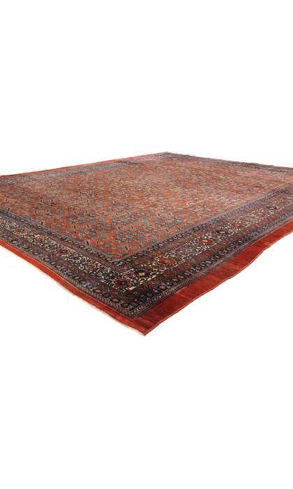 10 x 13 Late 19th Century Antique Persian Bibikabad Rug 79205