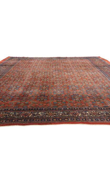 10 x 13 Late 19th Century Antique Persian Bibikabad Rug 79205