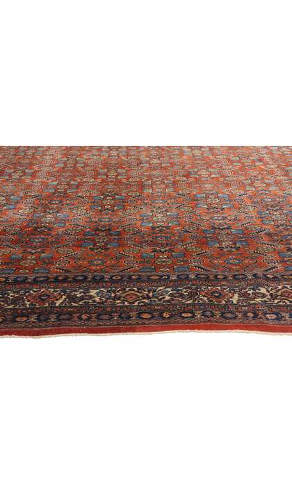 10 x 13 Late 19th Century Antique Persian Bibikabad Rug 79205