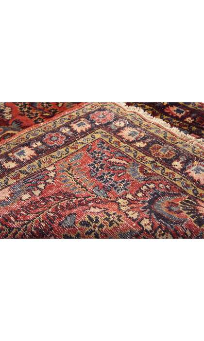 3 x 21 Antique Persian Sarouk Hamadan Rug 73685