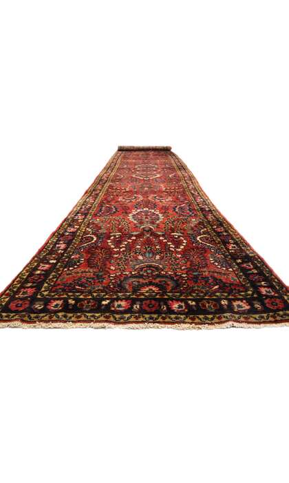 3 x 21 Antique Persian Sarouk Hamadan Rug 73685