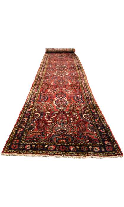 3 x 21 Antique Persian Sarouk Hamadan Rug 73685