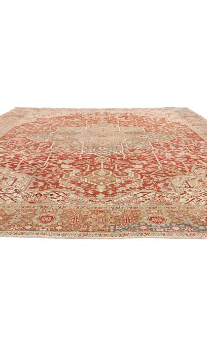 11 x 14 Antique Persian Heriz Rug 53172