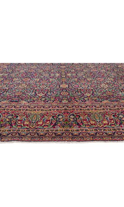 11 x 17 Antique Persian Kerman Rug 61202