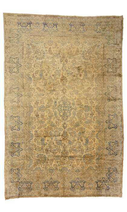 12 x 18 Late 19th Century Antique Persian Kerman Rug 73654