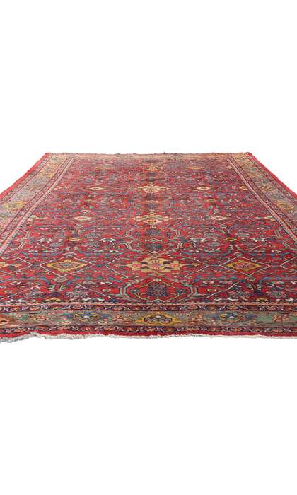7 x 11 Antique Persian Mahal Rug 79185