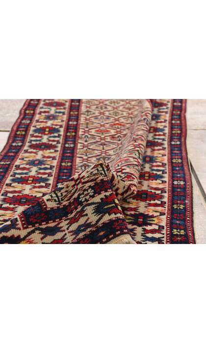 2 x 6 Late 19th Century Antique Caucasian Shirvan Rug 79191