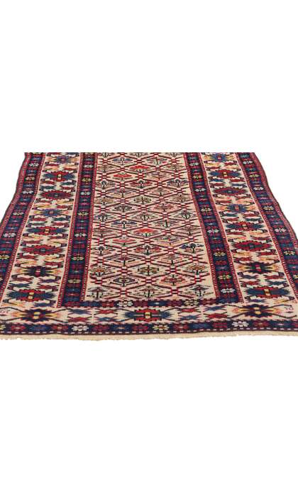 2 x 6 Late 19th Century Antique Caucasian Shirvan Rug 79191