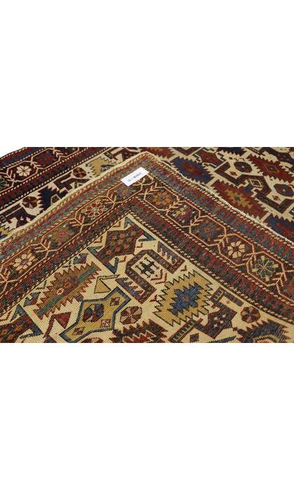 4 x 7 Antique Caucasian Shirvan Rug 76782