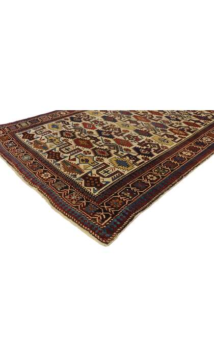 4 x 7 Antique Caucasian Shirvan Rug 76782